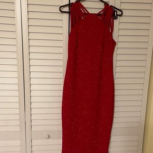 Red great holiday dress